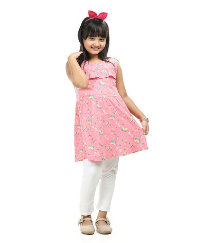 Girl's Sleeveless Frock